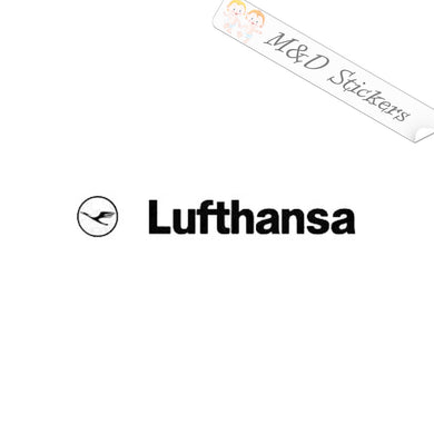 2x Lufthansa airlines Logo Vinyl Decal Sticker Different colors & size for Cars/Bikes/Windows