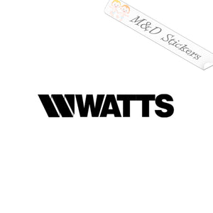 2x Watts Plumbing Logo Vinyl Decal Sticker Different colors & size for Cars/Bikes/Windows