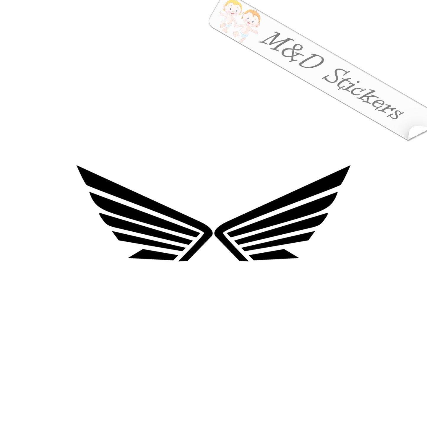 Honda wings Vinyl Decal Sticker Different colors & size for Cars/Bikes/Windows