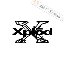 2x Xplod Vinyl Decal Sticker Different colors & size for Cars/Bikes/Windows